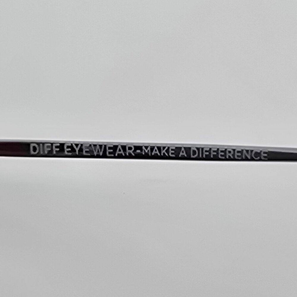 Diff Eyewear Sunday Silver Grey Frame Blue Light … - image 9